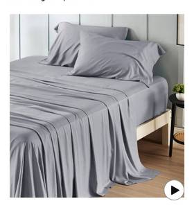lot 5351 image: Bedsure King Size Sheet Set 6pcs
