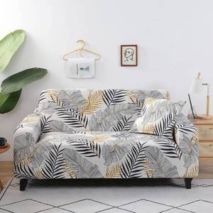 lot 5364 image: MIDODO Printed Couch Cover Stretch Sofa Covers Patterned Loveseat Slipcovers for 2 Seater Cushion Couch Love Seat Set (BJLY, 2 SeaterLoveseat)