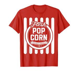 lot 5369 image: Kids Halloween Costume Vintage Popcorn Shirt for Girls T-Shirt XS