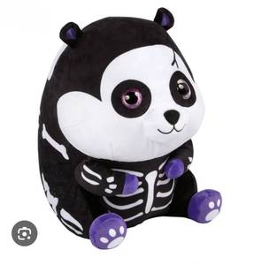 lot 5385 image: 13 Inch Belly Buddy Skeleton Panda Plush Toy