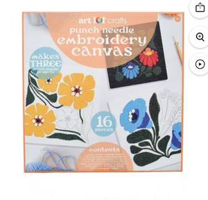 lot 5396 image: Art 101� Crafts Punch Needle Embroidery Canvas Kit