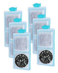 lot 5458 image: Cunina 6 Pack Filter Cartridge Compatible with Top Fin PF-S Filter Cartridge, Upgraded PF-S Fish Tank Filters Compatible with Top Fin PF10 Power Filters, Activated Carbon & Zeolite for Clean Water
