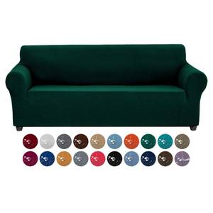 lot 5469 image: Joccun Christmas Stretch Couch Cover Slipcovers, 1-Piece Sofa Covers for 3 Cushion Couch Spandex Jacquard Washable Furniture Protector Cover for Living Room,Kids,Pets(Sofa,Hunter)