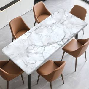 lot 5470 image: ARTSGOO Rectangle Table Cover with Elastic Edge Design Waterproof Stain-Resistant Wipeable Fitted Table Cloth Fits 4 Foot Tables for Picnic, Camping, Outdoor, 48 x 30