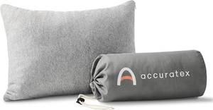lot 5506 image: ACCURATEX Camping Pillow-100% Cotton Breathable Cover,Shredded Memory Foam Compressible Travel Pillow,Camping&Travel Accessories-Small Backpacking Pillow Camping Essentials for Sleeping,Car&Airplane