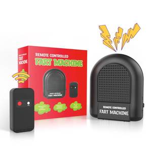 lot 5530 image: Pajojoqa Fart Machine with Remote, Fart Machine Prank Pocket Size April Fools Day Funny Tricky Toy, Electronic Magnetic Simulated Farting Sounds Bomb Bags Farting Machine Party Prank Toy
