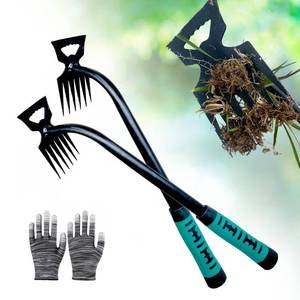 lot 5540 image: Weed Puller Tool-2Pcs Gardening Hand Weeder Tools, 2026 New Weeding Artifact Uprooting Weeding Tool, Manganese Steel Weed Removal TooL, 6 Teethes Dual Purpose Manual Weed Pulling Tool for Yard Gardenl