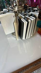 lot 40297 image: Rotary Address Book with Alphabetical Index Cards