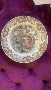lot 40108 image: Johnson Brothers His Majesty Turkey Dinner Plate