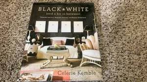 lot 40142 image: Black & White Interior Design Book by Celerie Kemble