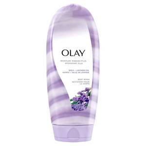 lot 3035 image: Olay Body Wash for Women, Moisture Ribbons Plus, Deep Conditioning &amp Moisturizing Formula, Long Lasting Smooth Soft Skin, For All Skin Types, Shea Butter &amp Lavender Oil Scent, 18 fl oz&nbsp