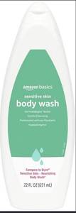 lot 3052 image: Amazon Basics Sensitive Skin Body Wash 22 FL OZ