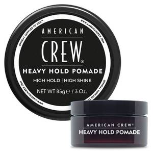 lot 3056 image: American Crew Mens Styling Heavy Hold and High Shine Hair Pomade Gel - 3oz&nbsp