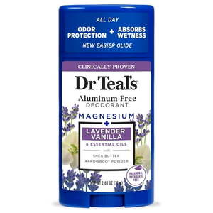 lot 3099 image: Dr Teal s Aluminum Free Deodorant  Lavender Vanilla with Essential Oils  2.65 oz&nbsp