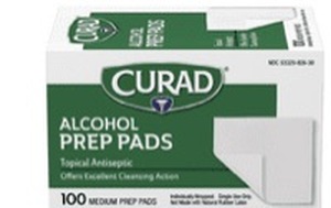 lot 3120 image: Curad Alcohol Prep Pads  Medium 2-Ply  100 Count&nbsp