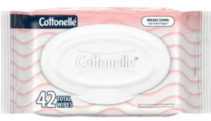 lot 3126 image: Cottonelle Flushable Wet Wipes 2-Pack&nbsp