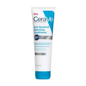 lot 3162 image: CeraVe Hydrating Anti Dandruff Conditioner, 0.5% Pyrithione Zinc Dandruff Treatment With Ceramides, Hyaluronic Acid &amp Niacinamide, Helps Eliminate Flakes &amp Reduce Itchy Scalp, Sulfate Free Conditioner&nbsp