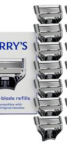 lot 3171 image: Harrys Original Razor Blades for Men - 8 Count - Premium Razor Blade Refill Cartridges - German Engineered