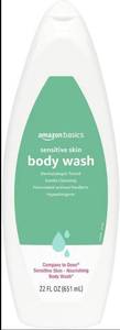 lot 3180 image: Amazon Basics Sensitive Skin Body Wash 22 FL OZ&nbsp