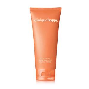 lot 3186 image: Clinique Happy Body Cream  Softening Body Lotion  Notes of Grapefruit, Bergamot, Hawaiian Wedding Flower  Spring Mimosa, 6.7 Fl Oz - Retail $50