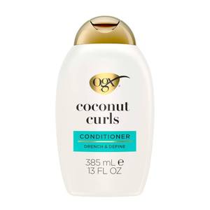 lot 3187 image: OGX Quenching  Coconut Curls Curl-Defining Conditioner, Nourishing Curly Hair Conditioner with Coconut Citrus Oil &amp Honey, Paraben-Free with Sulfate-Free Surfactants, 13oz&nbsp