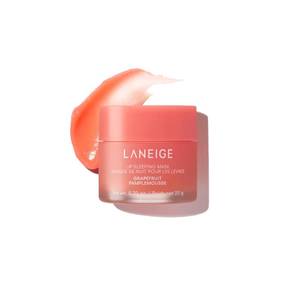 lot 3190 image: LANEIGE Lip Sleeping Mask, Grapefruit Nourishing Overnight Lip Treatment with Vitamin C, Shea & Murumuru Butter for Hydrating Dry, Flaky Lips - Retail $24