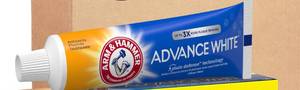lot 3209 image: ARM & HAMMER Advance White Toothpaste, Teeth Whitening Baking Soda Toothpaste with Stain Defense Technology and Fluoride, Clean Mint Flavor, 6.0 Oz