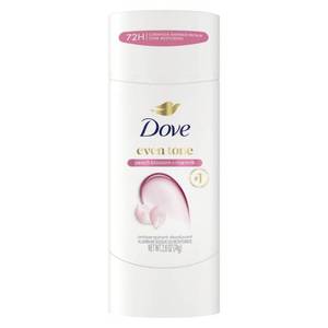 lot 3224 image: Dove Beauty Even Tone 48-Hour Womens Antiperspirant &amp Deodorant Stick - Peach Blossom &amp Rice Milk - 2.6oz&nbsp