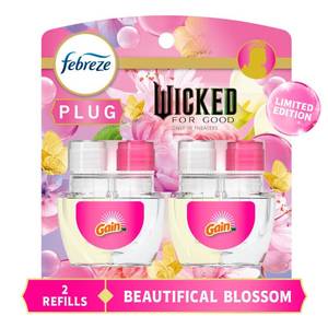 lot 3225 image: Febreze Plug Dual Refills Wicked Gain Beautifical Blossom Air Freshener - 1.75 fl oz2ct&nbsp