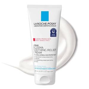 lot 3233 image: La Roche-Posay Lipikar Soothing Relief Eczema Cream, Face and Body Lotion For Eczema and Sensitive, Dry Skin, Moisturizer with Colloidal Oatmeal to Relieve Irritation&nbsp