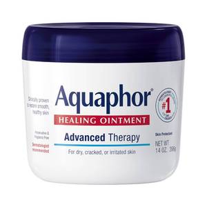 lot 3239 image: Aquaphor Healing Ointment, Advanced Therapy Skin Protectant, Multi-Purpose Healing Ointment and Body Moisturizer, For Dry, Cracked Skin, Minor Cuts and Burns, 14 Oz Jar&nbsp