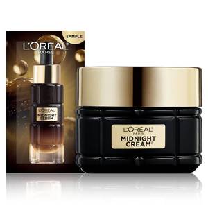 lot 3243 image: LOreal Paris Age Perfect Anti-Aging Midnight Cream, Face Moisturizer to Reduce Wrinkles and Firm Skin, 1.7oz  Serum Sample - Retail $30
