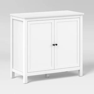 Traditional Multipurpose Storage Cabinet Multipurpose Classic White - Room Essentials - Retail: $150