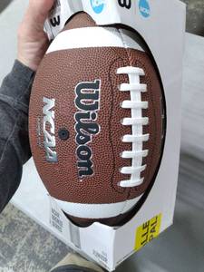 lot 1730 image: Wilson NCAA Bronze Series Football Junior Size