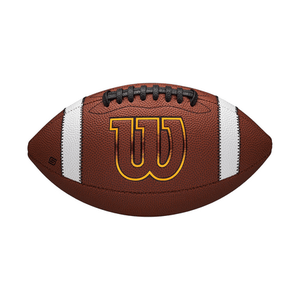 lot 1746 image: Wilson GST SpeedSkin Football - Brown  Official Size - Retail $50