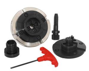 lot 2236 image: Wood Lathe Chuck 4-Inch 4-Jaw,Lathe Chucks for Woodturning M33 X 3.5 Lathe Spindle,4 Jaw Chuck for Wood Lathe with 1 X 8 TPI Adapter