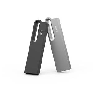 lot 4397 image: Aiibe 64GB Flash Drive 2 Pack Metal USB Drive Thumb Drive 64 GB USB 2.0 Memory Stick Waterproof USB Flash Drive Portable Jump Drive Zip Drives with Keychain (64G, 2 Colors Black Silver)