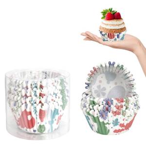 lot 4410 image: Kiopdse Easter Cupcake Liners Baking Supplies Standard Cups Cake Decorations Holiday Baking Essentials Mini Candy Muffin Pan,Bunnies Easter Eggs Cupcake Wrappers Paper Wraps 100 Count 2x1.38inch