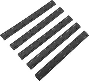 lot 4419 image: LOTGAUEN Polymer Single Rail Pressure Switch Cable Guides Clips for M-Rail Black 5Pack