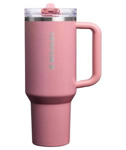 lot 5896 image: STANLEY Quencher ProTour Flip Straw Tumbler with Leakproof Lid 40 oz Built-in Straw & Handle  Cupholder Compatible for Travel  insulated Stainless Steel Cup  BPA-Free  Port Shimmer Some paint scratches on the side lid not included