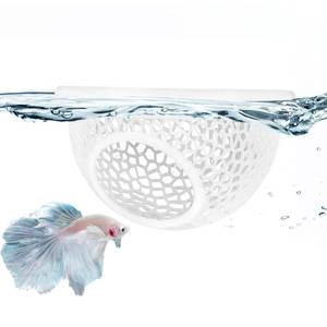 lot 6155 image: Floating Betta Hide & Shrimp Cave �� All-in-One Aquarium Hammock, Feeder, and Safe Resting Spot for Stress-Free Fish Tanks