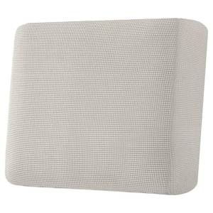 lot 6225 image: H.VERSAILTEX Super Stretch Individual Seat Cushion Covers Sofa Covers Couch Cushion Covers Slipcover Sets Thick Jacquard Textured Twill Fabric (1 Piece Chair Cushion Cover, Island Fossi)