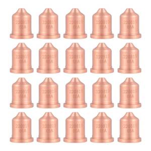 lot 6248 image: KEMAO 220819 65A Nozzle Tips, 20Pack, Fit for PMX 6585105 Plasma Cutting Torch Consumable