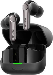 lot 6250 image: EarFun Air Pro 4 Adaptive Noise Cancelling Wireless Earbuds, Qualcomm aptX Lossless, Dual Drivers, Translation Earbuds, Snapdragon Sound, 6 Mics AI Clear Calls, Hi-Res Sound, LDAC, Bluetooth 6.0, 54H