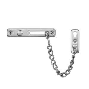 lot 6252 image: JQK Door Chain Lock, Stainless Steel Door Guard with Spring Anti-Theft Press Lock, Brushed, HDC100-BN
