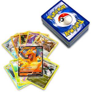 lot 10303 image: 50 Official Pokemon Cards Collection with 5 Foils in Any Combination and at Least 1 Rarity, GX, EX, FA, Tag Team, Or Secret Rare