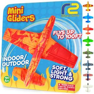 lot 10304 image: Airplane Toy Foam Glider Plane for Kids - Outdoor Toys for Kids Ages 4-8 - Kids Outside Toys for Boys & Girls - Outdoor Toys & Fun Flying Gliders Easy Throwing Air Planes - Gifts for Ages 4 5 6 7
