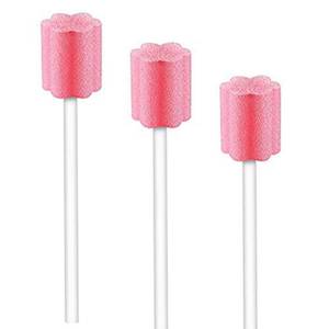 lot 10362 image: (50 Pack) Disposable Oral Swabs, Sterile Dental Sponge Unflavored for Mouth & Gum Cleaning