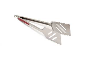 lot 10376 image: GrillPro 40240 16-Inch Stainless Steel TongTurner Combination, Silver