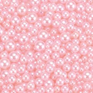 lot 10378 image: uxcell 800Pcs Faux Pearl for Crafting, 3-8mm No Hole ABS Round Pearls for Vase Fillers, Jewelry Making, Vase Filler, Cosmetic Boxes, DIY Parts, Table Scatter, Home Decoration, Light Pink
